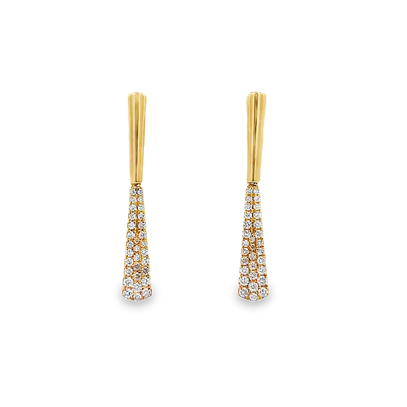 18K Gold Diamond Necklace Set